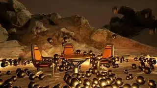 Unreal Engine 5 - Rendering 1000 steel balls 📽