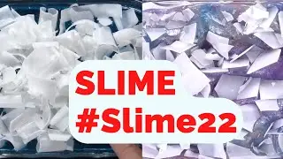 SLIME 22 Satisfying sound video for relaxing  | ASMR POOL