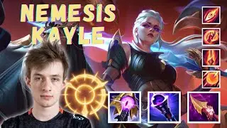 Nemesis Kayle Mid VS Galio (KR SERVER) Patch 11.18