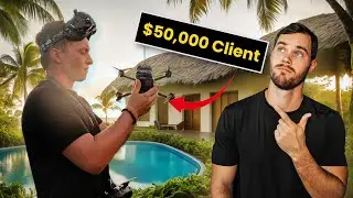 Meet the FPV drone pilot who closed a $50,000/yr Resort Client