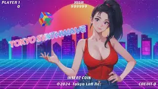 Tokyo synthwave - Nostalgic synthwave, Retrowave, Arcade game music - Japanese electronic music 80s