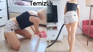 Temizlik vlog | yer silme, ev temizliği vlog  