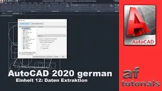 AutoCAD 2020 (deutsch) - Einheit 12 - Daten Extraktion