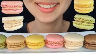 ASMR macaron real eating sounds