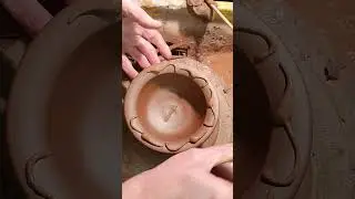 Making A Roman Barbotine Samian Ware Bowl
