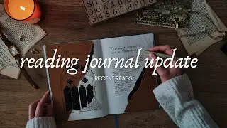 recent reads reading journal update | books I read since August bullet journal flip through
