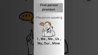 first person pronun |English grammar @englishwalididi