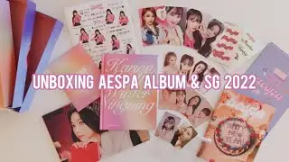 Unboxing AESPA (mini album SAVAGE + SG 2022)