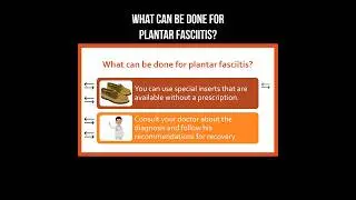 What can be done for plantar fasciitis? #plantarisfacitis #footpain #fascitisplantar #legpain
