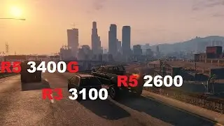 RYZEN 5 2600 vs R3 3100 vs R5 3400G