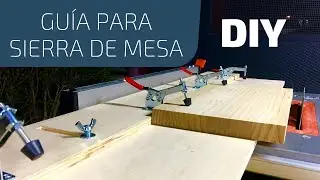 Como hacer una GUIA PARA SIERRA DE MESA · Straight cut jig