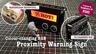 From breadboard to PCB – Raspberry Pi Pico colour-changing alert using Monk Makes prototyping boards