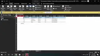 How to create a database for patients in MS Access