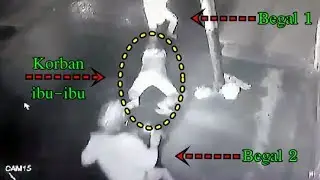Kejam! Terekam CCTV, Begal Perlakukan Seperti Ini Korbannya setelah Rebut Motor