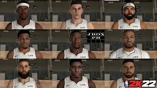 Miami Heat Cyberfaces Mods | NBA 2K22
