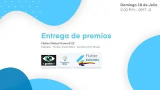 Entrega de premios · Flutter Global Summit 21'