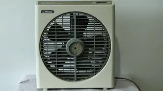 Vintage Mistral Gyro-Aire Slimline Box Fan Test