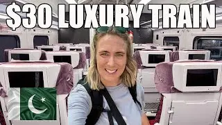 PAKISTAN TRAINS ARE AMAZING! 🇵🇰 (Green Line Luxury Class to Lahore) اردو سب ٹائٹلز