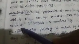🍓Definitions of Metallurgy, Malleability and ductility🍓