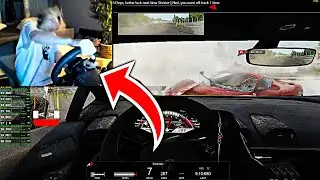 when you get too immersed in your favorite racing game
