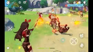 Samsung Tab S9+ Genshin Impact Gameplay