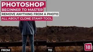 Adobe Photoshop from Beginner to Master 18 | Clone Stamp Tool | Sinhala Tutorial