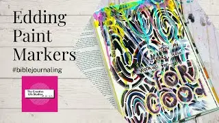 Edding Paint Pens for Bible Journaling - Romans 8:28 - For Good - God's Fingerprints