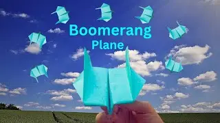 How to Make Amazing Boomerang Paper Airplane: Step by Step Tutorial