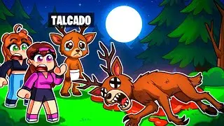I pretended to be the Baby Deer from 99 Nights to Save my Dad on Roblox 99 Nights!