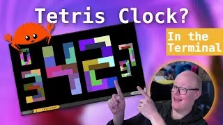 Terminal Tetromino Clock in Rust - When Tetris Meets Time!