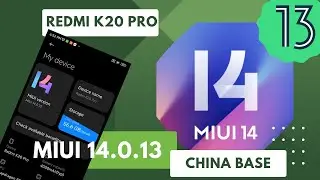 MiUi 14 For Redmi K20 Pro/Mi 9T Pro ! Great Battery Backup !