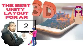 Augmented Reality using UNITY 3D |Real-world AR development environment layout Unity for 3D AR Scene
