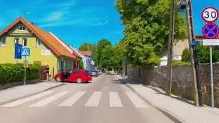 Mrągowo - przejażdżka po mieście. 2024 4K gopro