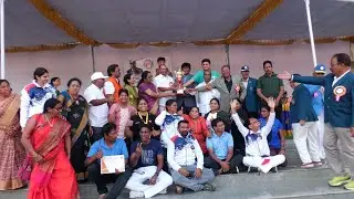 Closing Ceremony @5th National Masters Athletic Championship - 2024, Gachibowli Stadium