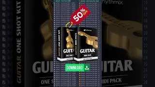 Guitar MIDI Pack x Guitar One Shot Kit x Guitar melody patterns