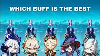 Who Buffs Ayaka the Most || Damage Comparison [ Genshin Impact ]