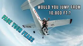 JUMPING off an AIRPLANE | I couldn’t believe it 😱 ✈️ 🪂 [10,000 Ft.]