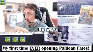 Paldean Fates FIRST PACK EVER OPENED! 🎂 30th Birthday ETB Opening 🎂 CHARIZARD! 🎂 How lucky am I? 🎂