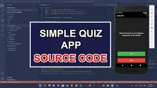 Simple Quiz App With Source Code