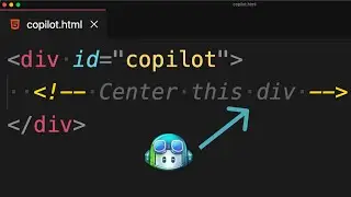 Can Github Copilot center a div?