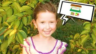 Family Fun - pretend play with Dominica and Dad. Pretend Playing Grocery Store.