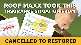 Roof Maxx treatment helps homeowner obtain Continuation of Coverage