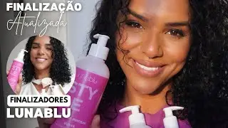Minha FINALIZAÇÃO com os finalizadores da LUNABLU STYLE e RESULTADOS - Cabelo cacheado ralo e fino