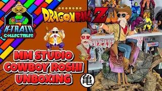 MM STUDIO - Cowboy Master Roshi Dragon Ball Z Resin Statue Unboxing & Review