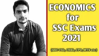 Economics Strategy for SSC Exams 2021