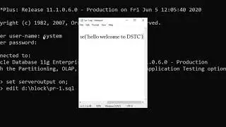 ADBMS UNIT IMPLEMENTATION PLSQL BOLCK IN ORACLE Lecture21 By Dhruvi Marsonia