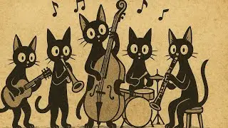 Black Cats’ Feel-Good Swing Show: Retro Sax Grooves for a Great Work Day