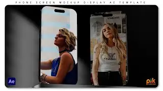 Phone Screen Mockup Display Template for After Effects | Free Download | Pik Templates