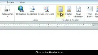 Microsoft Office Word PC: How to Insert a Header