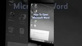 How To Open MS Word #runcommand #msword #windows